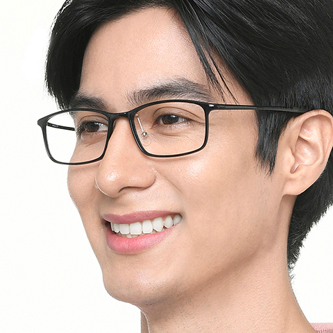 Lenskart Air Online Black Full Rim Rectangle right side