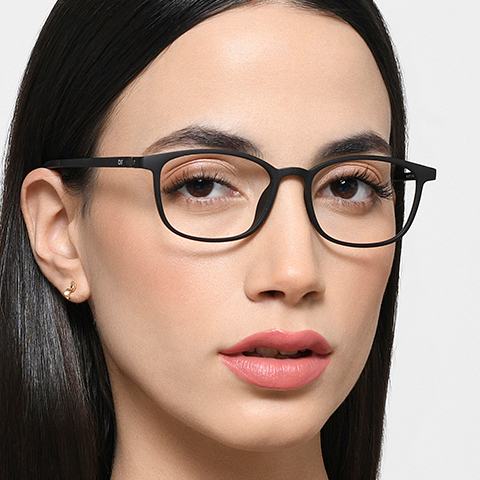 Lenskart Air Online Black Full Rim Rectangle right side