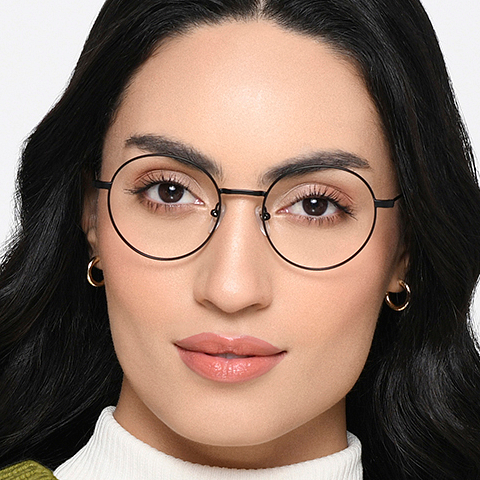 لينسكارت ستوديو أونلاين أسود حافة كاملة دائري right side