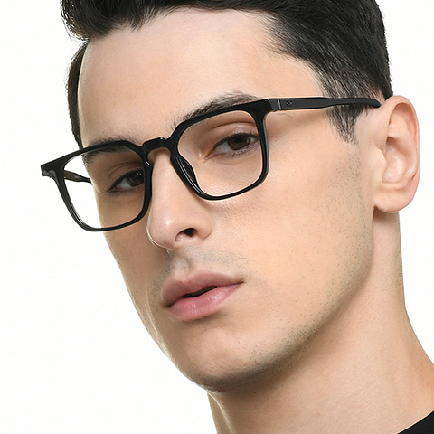Lenskart Air Black Full Rim Square left side