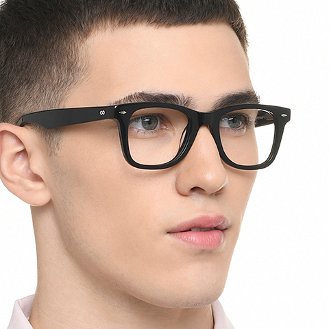 Lenskart Studio Online Black Full Rim Square right side Lenskart Studio Online Black Full Rim Square right side