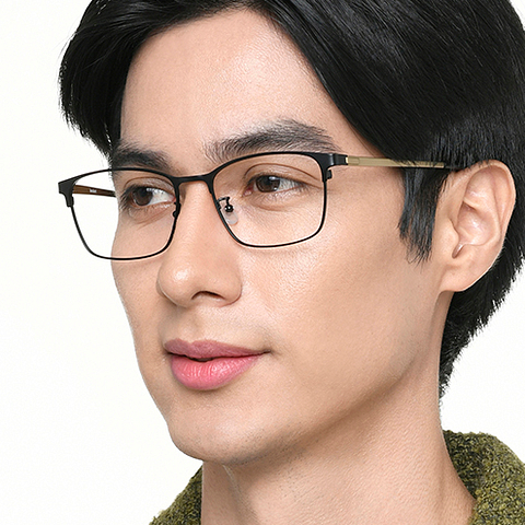 Lenskart Black Full Rim Square left side