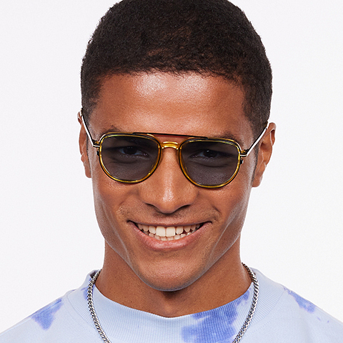 Lenskart Studio Online Black Full Rim Aviator left side