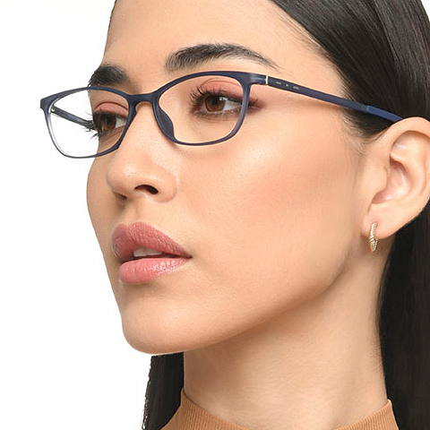 Lenskart Air Online Sky Blue Full Rim Cat Eye right side