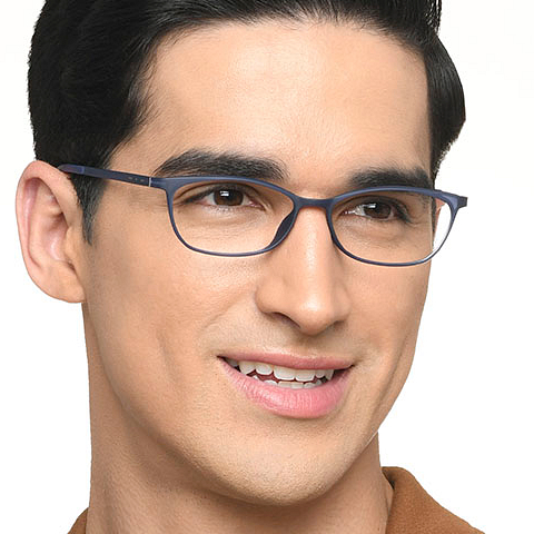 Lenskart Air Online Sky Blue Full Rim Cat Eye right side