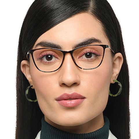 Lenskart Air Tortoise Full Rim Cat Eye right side