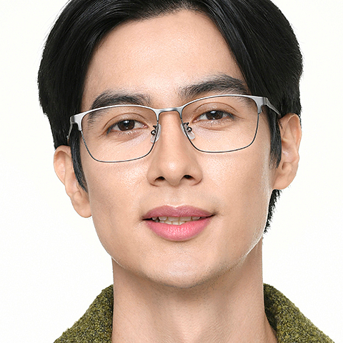 Lenskart Light Gray Full Rim Square right side