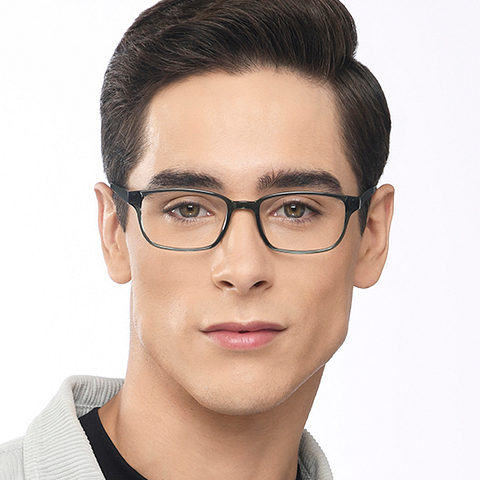 Lenskart Air Online Green Transparent Full Rim Rectangle left side Lenskart Air Online Green Transparent Full Rim Rectangle left side