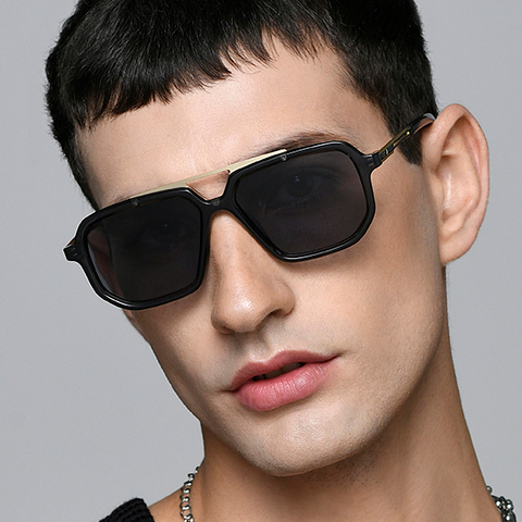 Lenskart Studio Online Black Full Rim Rectangle right side