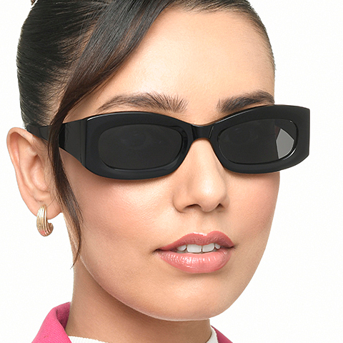 Lenskart Black Full Rim Rectangle left side