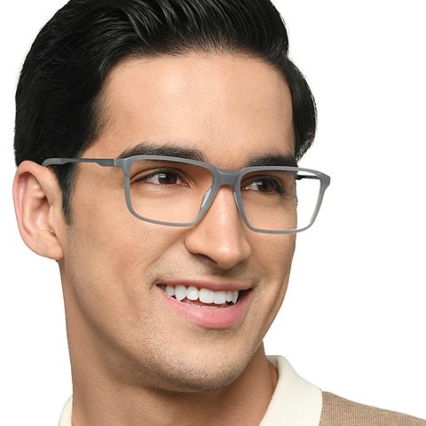 Lenskart Air Online Light Gray Full Rim Rectangle right side