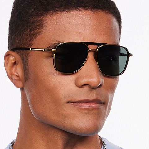 Lenskart Studio Online Black Full Rim Rectangle left side