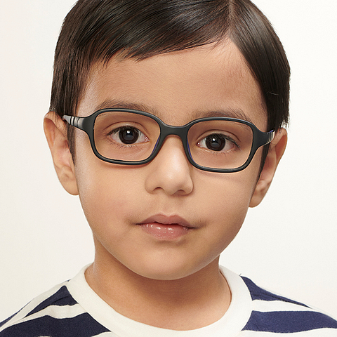 Hooper Online Black Full Rim Rectangle right side