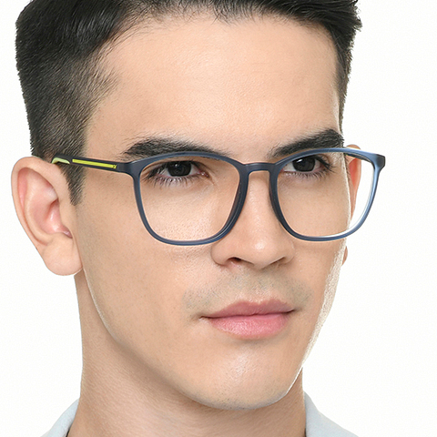 Lenskart Air Online Sky Blue Full Rim Square right side