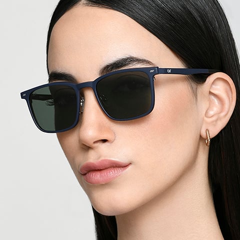 Lenskart Air Sky Blue Full Rim Square right side