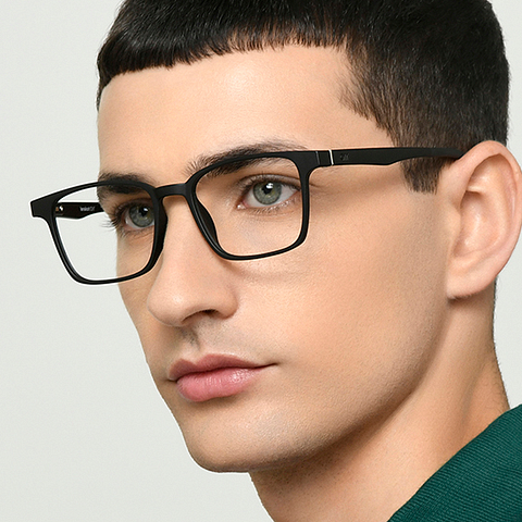 Lenskart Air Online Black Full Rim Square right side