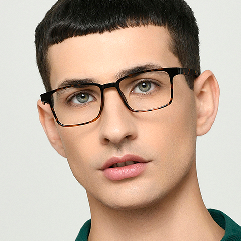 Lenskart Air Tortoise Full Rim Rectangle right side