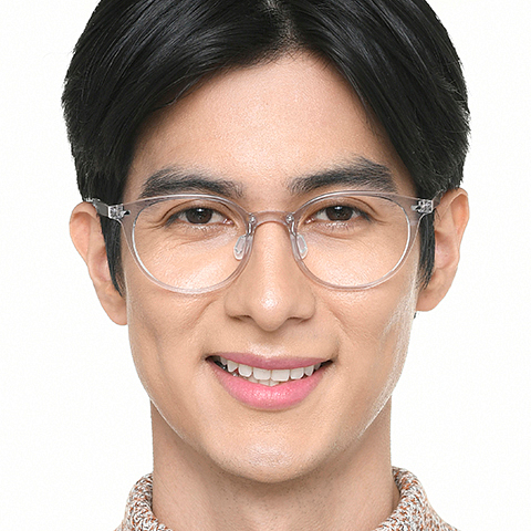 Lenskart Crystal Transparent Full Rim Round right side