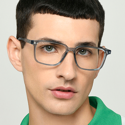 Lenskart Air Blue Transparent Full Rim Rectangle right side Lenskart Air Blue Transparent Full Rim Rectangle right side