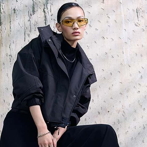 Lenskart Studio Online Black Full Rim Geometric left side