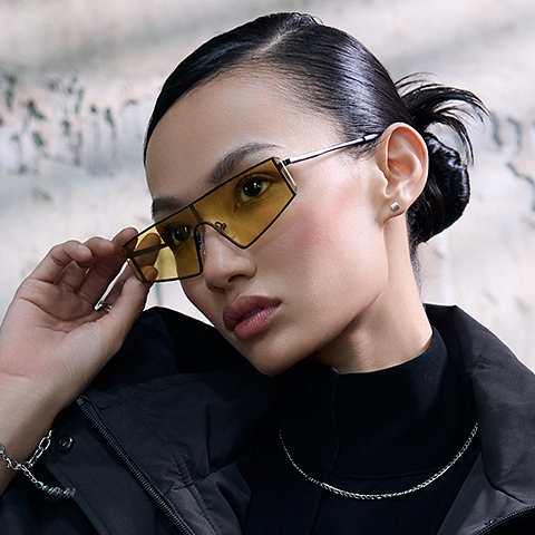 Lenskart Studio Online Black Full Rim Geometric right side