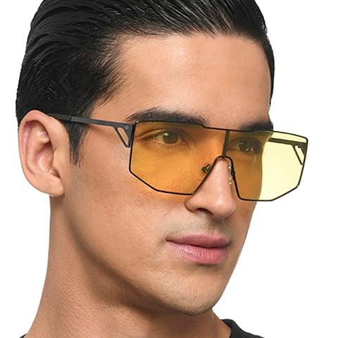Lenskart Studio Online Black Full Rim Geometric left side Lenskart Studio Online Black Full Rim Geometric left side