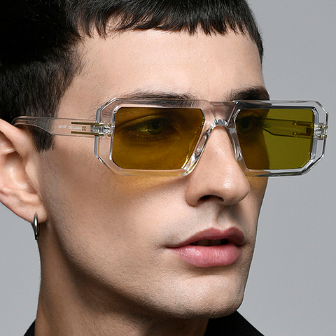 Lenskart Studio Online Crystal Transparent Full Rim Rectangle right side