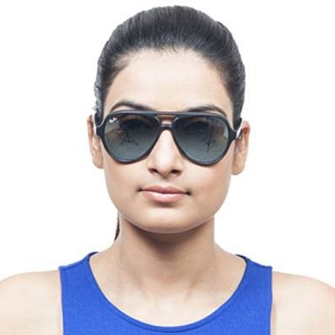 Ray-Ban Black Full Rim Aviator right side Ray-Ban Black Full Rim Aviator right side