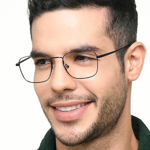 OWNDAYS Online Black Full Rim Square left side OWNDAYS Online Black Full Rim Square left side