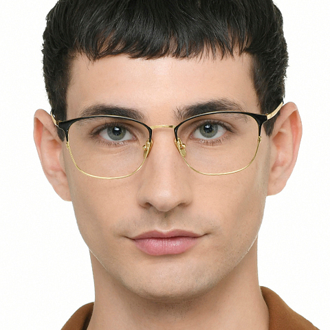 OWNDAYS Black Full Rim Square right side