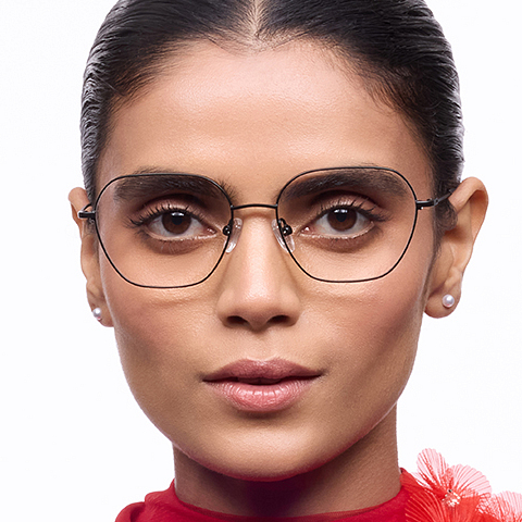 Vincent Chase Online Black Full Rim Geometric left side