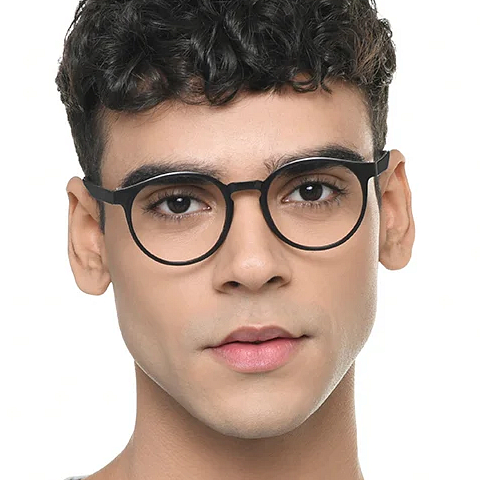 Vincent Chase Online Black Full Rim Round left side Vincent Chase Online Black Full Rim Round left side