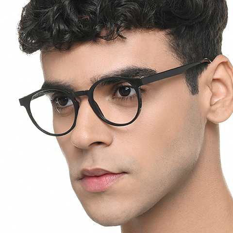 Vincent Chase Online Black Full Rim Round right side Vincent Chase Online Black Full Rim Round right side