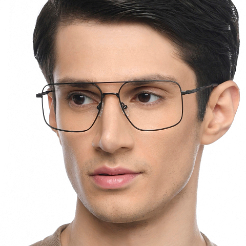 Vincent Chase Black Full Rim Square right side