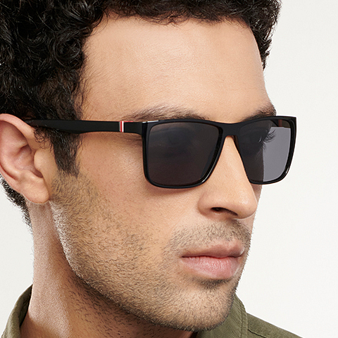 Vincent Chase Online Black Full Rim Square left side