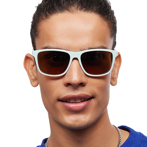 Vincent Chase Online Sky Blue Full Rim Square left side