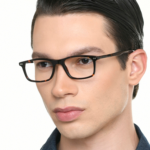 Vincent Chase Light Brown Full Rim Rectangle right side