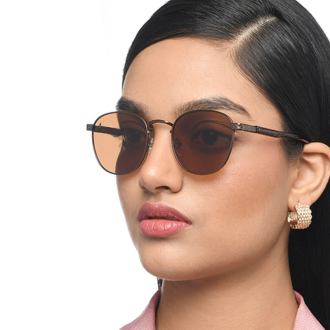 Vincent Chase Online Light Brown Full Rim Round right side Vincent Chase Online Light Brown Full Rim Round right side