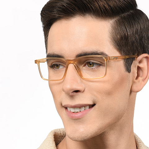 Vincent Chase Online Brown Transparent Full Rim Rectangle left side