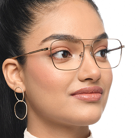 Vincent Chase Dark Brown Full Rim Square left side