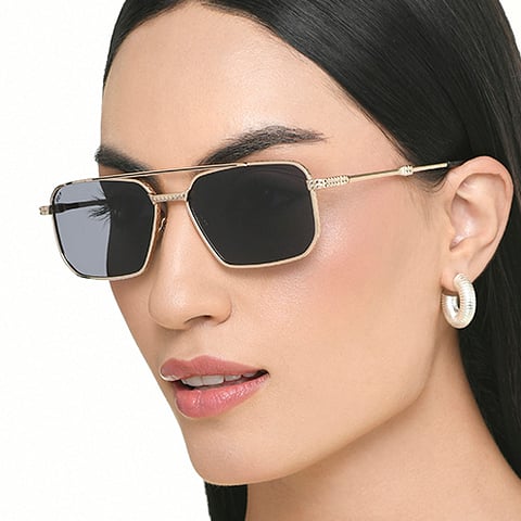 Vincent Chase Online Gold Full Rim Rectangle right side