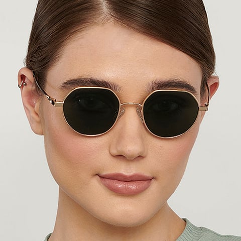 Buy Gold Black Full Rim Geometric Vincent Chase LIVEWIRE VC S14505