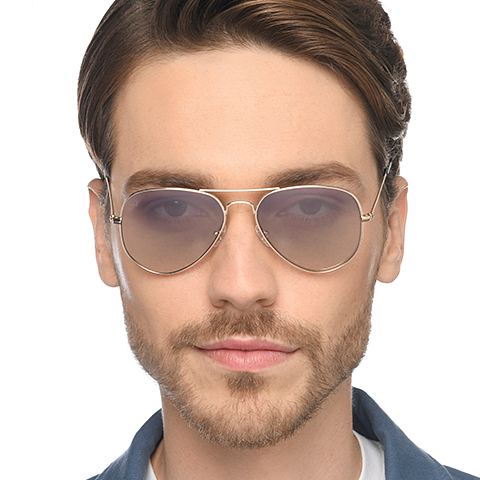 Vincent Chase Gold Full Rim Aviator right side