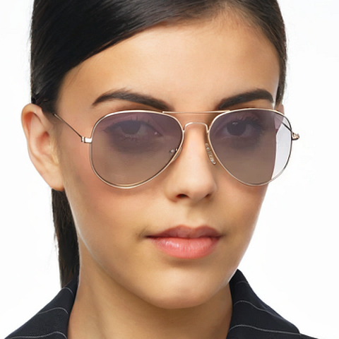 Vincent Chase Gold Full Rim Aviator right side