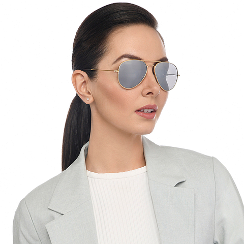 Vincent Chase Online Gold Full Rim Aviator left side