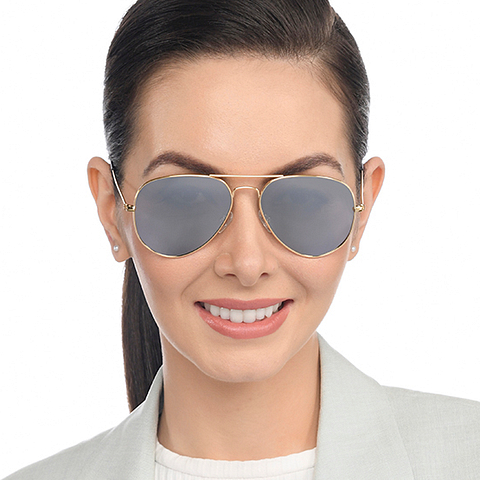 Vincent Chase Online Gold Full Rim Aviator right side