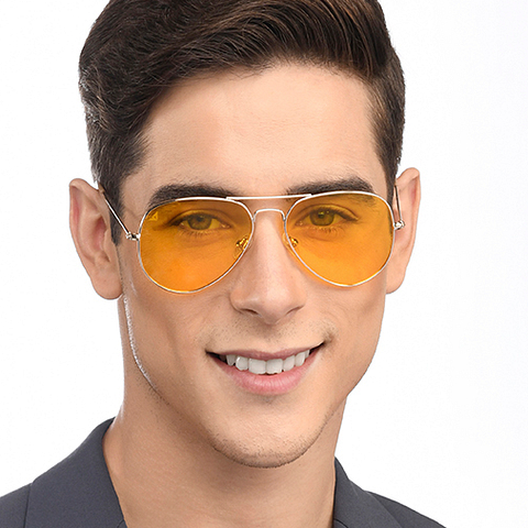 Vincent Chase Online Gold Full Rim Aviator right side