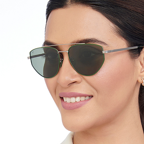 Vincent Chase Online Green Full Rim Aviator left side Vincent Chase Online Green Full Rim Aviator left side