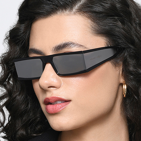 Vincent Chase Online Black Half Rim Square right side