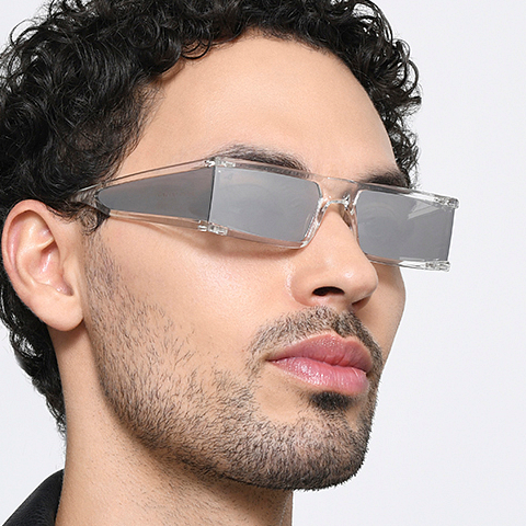 Vincent Chase Online Crystal Transparent Half Rim Square right side Vincent Chase Online Crystal Transparent Half Rim Square right side